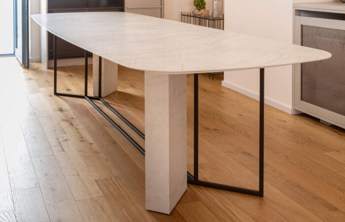 tavolo su misura progetto con architetto - Coletta Ebanisteria Bari
